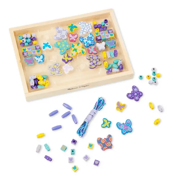 Image of Wooden Butterfly Beads