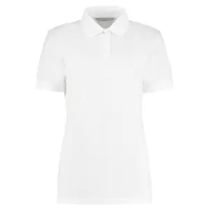 Image of Kustom Kit Ladies Klassic Superwash Short Sleeve Polo Shirt (10) (White)