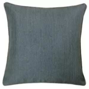 Image of Bellucci Piped Contrasting Trim Cushion Graphite/Tobacco, Graphite/Tobacco / 55 x 55cm / Cover Only