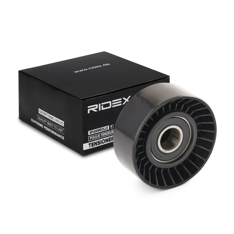 Image of RIDEX Deflection / guide pulley, V-ribbed belt RIDEX 312D0131