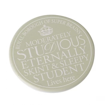 Image of Round Coaster Skint Sleepy Student By Heaven Sends