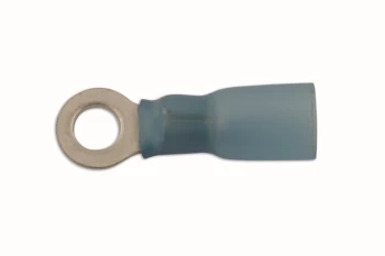 image of Blue Heatshrink Ring Terminal 6.0mm Pk 25 Connect 30202