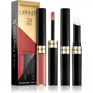 image of Max Factor Lipfinity Long-Lasting Lipstick With Balm Shade 26 So Delightful