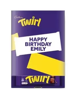Image of Personalised Cadbury Twirl Favourites Box, One Colour, Women
