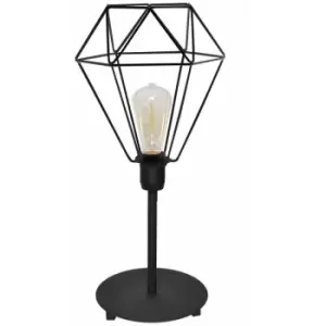 image of Helam Karo Table Lamp Black 24cm