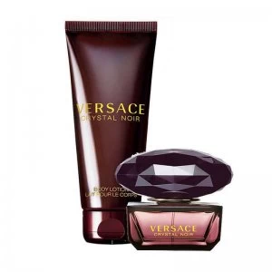 image of Versace Crystal Noir Eau de Toilette 50ml Travel Set