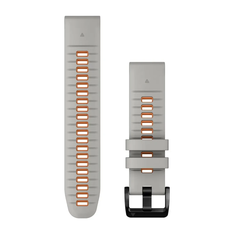 Image of Garmin 010-13280-02 Quickfit 22 Strap Only Fog Grey/Ember Watch