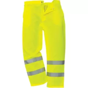 image of Yoko Unisex Work Hi-Vis Trousers (30/L UK) (Yellow) - Yellow