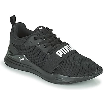 Image of Puma WIRED JR boys's Childrens Shoes Trainers in Black kid,4 kid,5,6,Kid 4,Kid 5,Kid 6