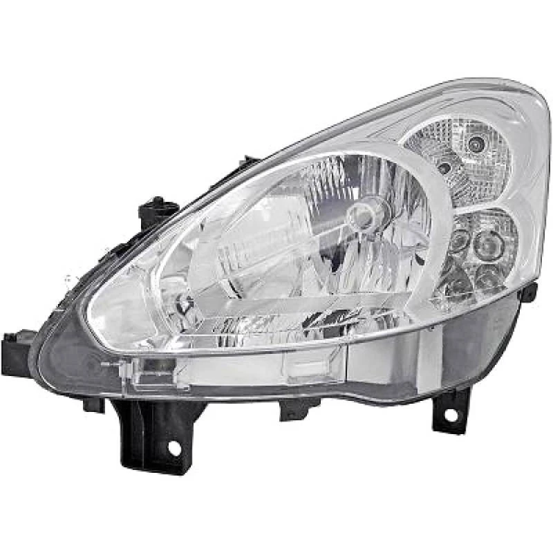 Image of DIEDERICHS 4213883 Headlights H4, Left, with motor for headlamp levelling Headlight (259)