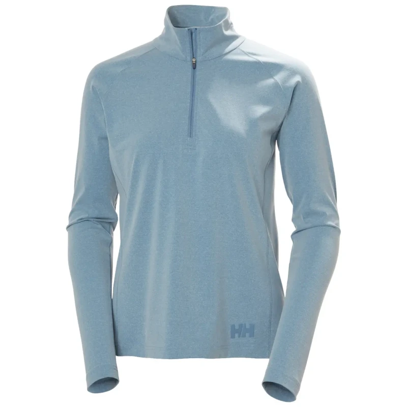 Image of Helly Hansen Sweatshirt 1/2 zip woman Helly Hansen Tyri Bleu Female L