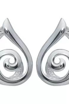 image of Ladies Unique & Co Sterling Silver Earrings ME-825