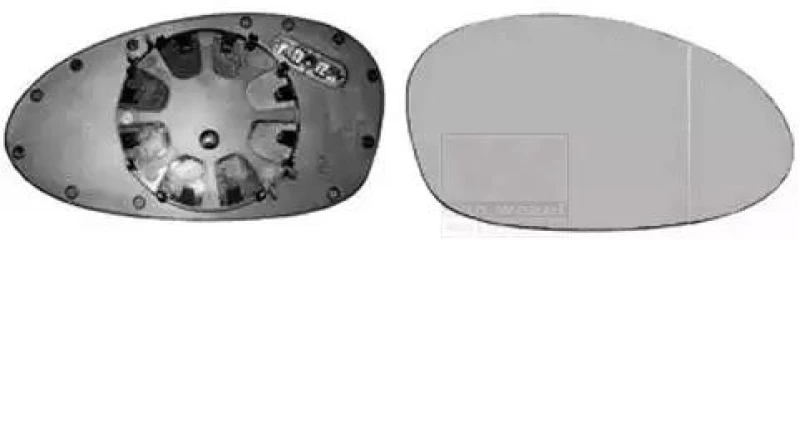 Image of VAN WEZEL 0657836 Wing Mirror Glass * HAGUS * Right Mirror Glass,outside mirror (1914)
