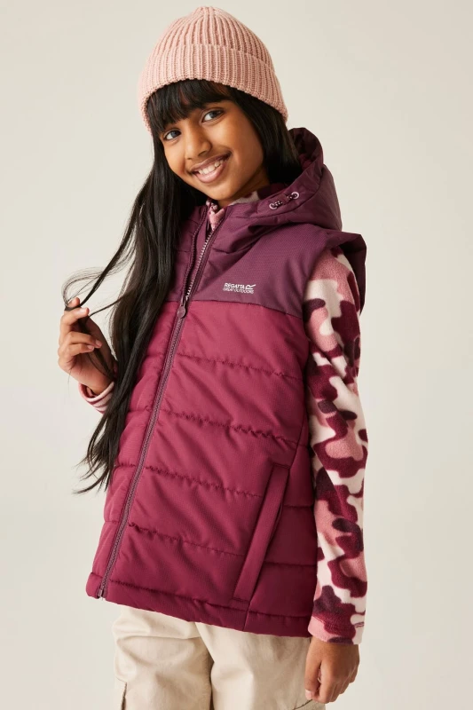 Image of Sleeveless down jacket Regatta Lofthouse Rouge Unisex 13 ans