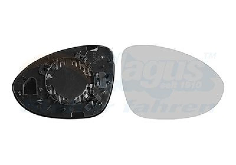 Image of VAN WEZEL Wing mirror glass VAN WEZEL 7415838