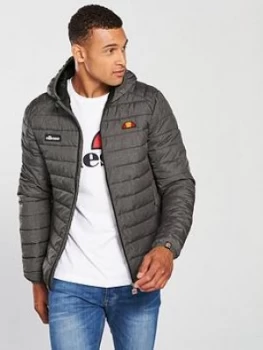 Image of Ellesse Lombardy Padded Jacket - Grey, Dark Grey Marl, Size XS, Men