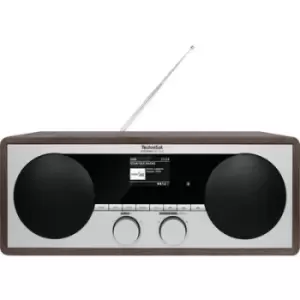 image of TechniSat DIGITRADIO 451 CD IR Internet desk radio Internet, DAB+, FM AUX, Bluetooth, USB, WiFi, Internet radio Incl. remote control, Spotify Wood (da