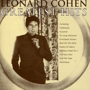 image of Leonard Cohen Greatest Hits CD