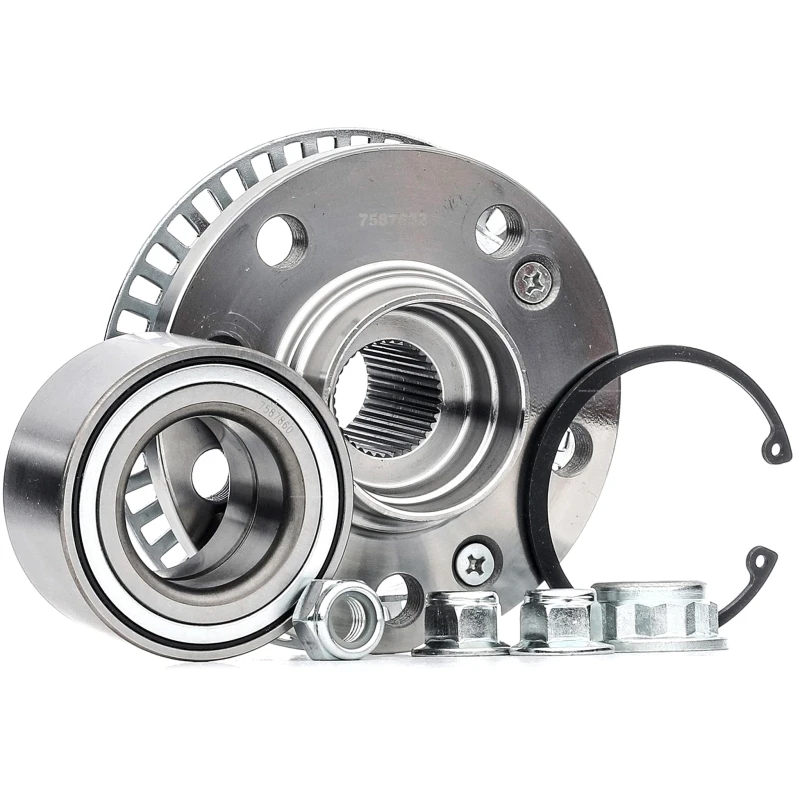 Image of STARK SKWB-0180753 Wheel bearing kit Front axle both sides, with ABS sensor ring Wheel Bearing Kit (654)