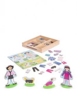 image of Melissa & Doug Best Friends Magnetic Dress-Up Play Set, One Colour