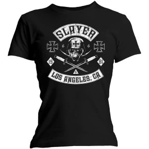 Image of Slayer - Tribes Womens Large T-Shirt - Black