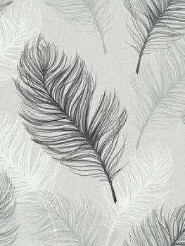 Image of Arthouse Whisper Wallpaper - Black and White