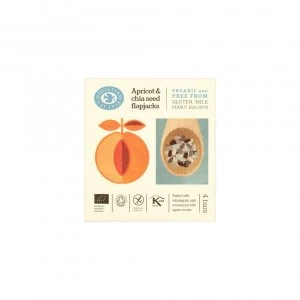 image of Doves Farm Free From Apricot & Chia Seed Flapjack Multipack (35gx4) x 7