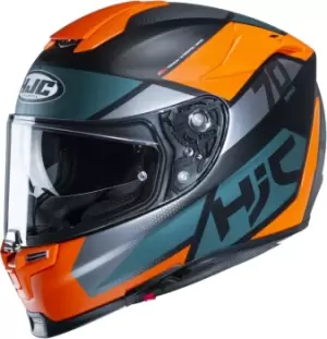 image of HJC RPHA 70 Debby Helmet, grey-orange, Size S, grey-orange, Size S