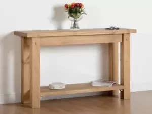 Image of Seconique Tortilla Waxed Pine Console Table
