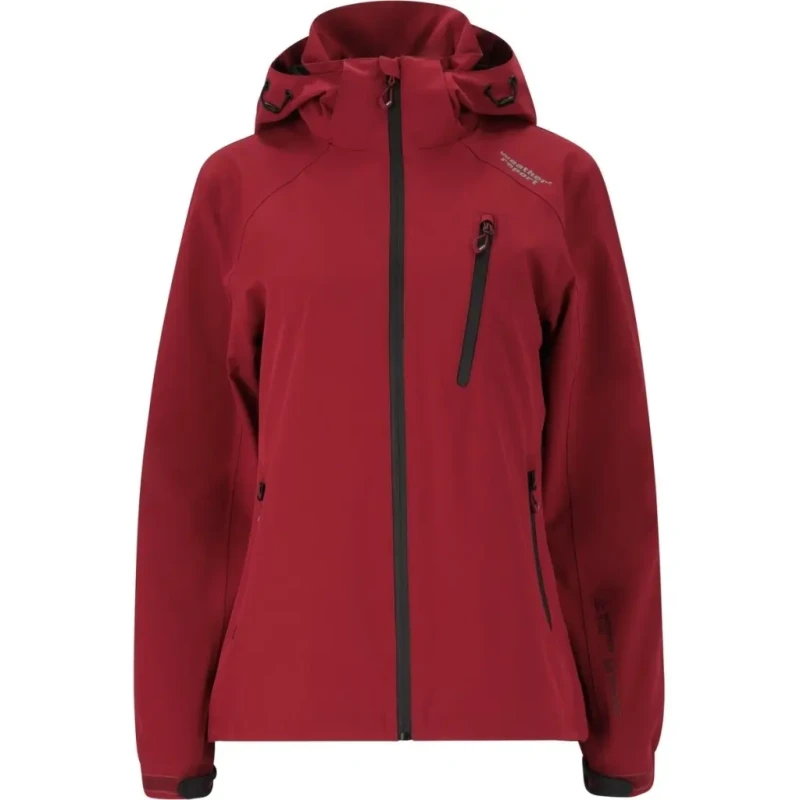 Image of Weather Report Womens waterproof jacket Weather Report Camelia Rouge Female 36 WR201565-4120