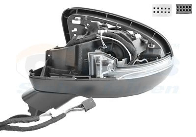 Image of VAN WEZEL Wing mirror VAN WEZEL 2946855
