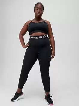 Image of Nike Training Pro 365 Legging (Curve) - Black, Size 18-20=1X, Women