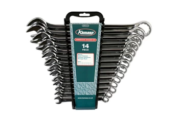 image of Kamasa SP2414 Wrench Set - Combination 14pc - Chrome Vanadium