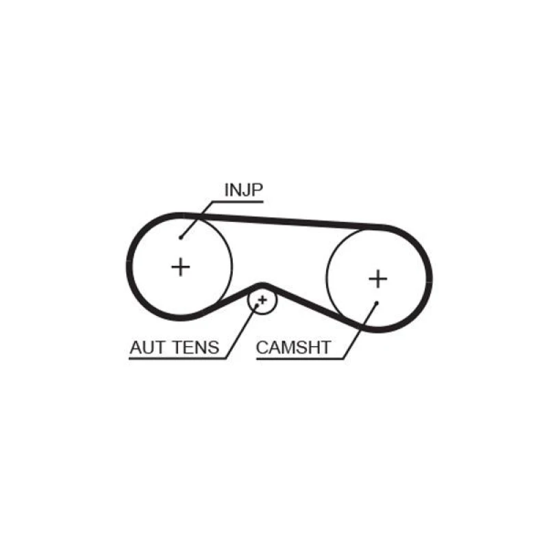 Image of GATES Timing Belt GATES 5531XS