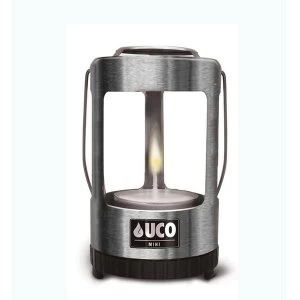 image of UCO 4 Hour Mini Candle Lantern Polished Aluminium