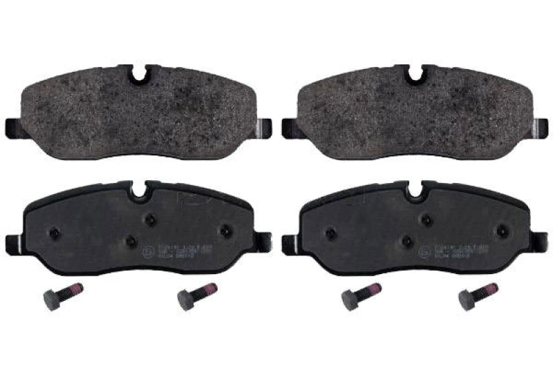 Image of SWAG 22 11 6119 Brake pad set Front Axle, prepared for wear warning indicator, with bolts/screws Brake Pad Set,disc brake (402)