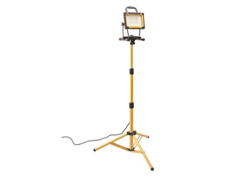 Image of FAITHFULL 45W LED dual power Sitelight with Tripod Work Light 240V FPPSLT45D - Faithfull XMS23TRIPOD