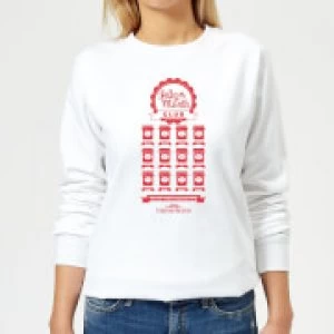 Image of National Lampoon Jelly Of The Month Club Womens Christmas Sweatshirt - White - L