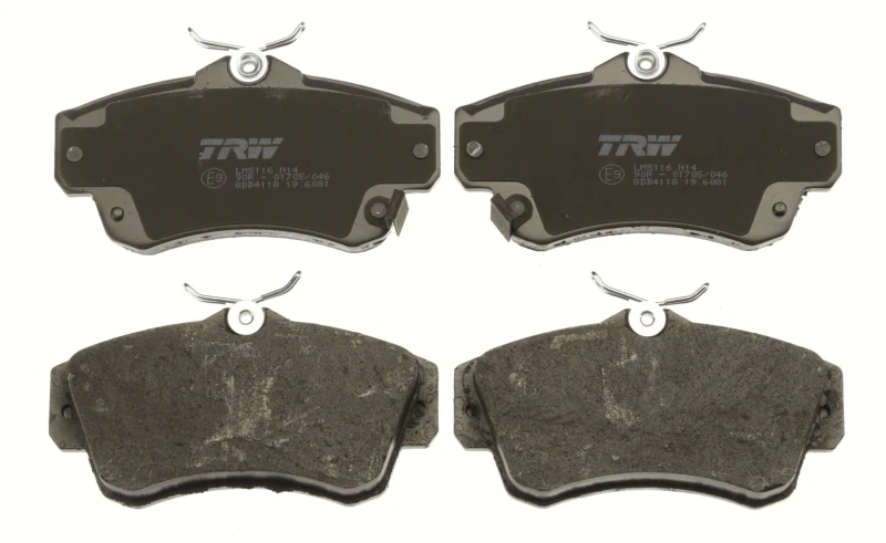 Image of TRW GDB4118 Brake pad set incl. wear warning contact Brake Pad Set,disc brake (402)