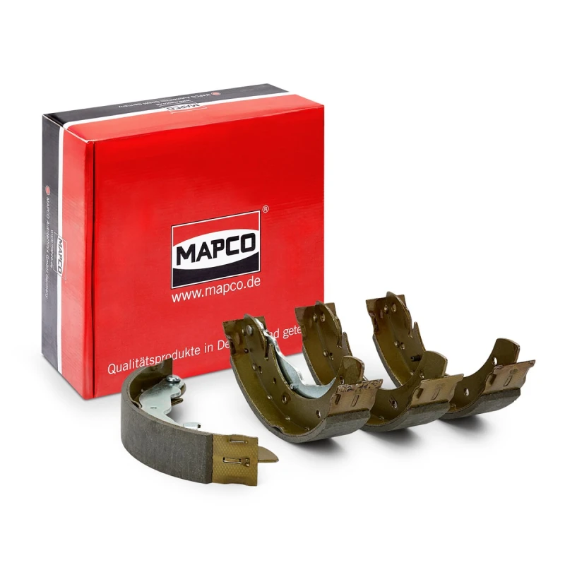 Image of MAPCO 8130 Brake Shoes Rear Axle, with lever Brake Shoe Set (70)