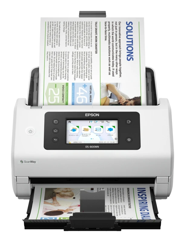 Image of Epson Epson WorkForce DS-800WN Sheet-fed scanner 600 x 600 DPI A4 White B11B275401BY