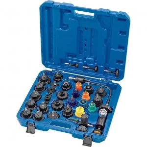 image of Draper Expert 33 Piece Automotive Radiator and Cap Pressure Test Tool Kit