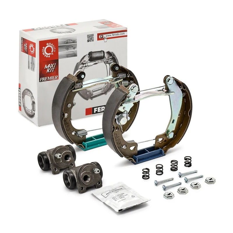 Image of FERODO FMK171 Brake Set, drum brakes with wheel brake cylinder Brake Set,drum brakes (3859)