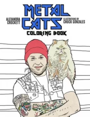Image of Metal Cats Coloring Book by Alexandra Crockett