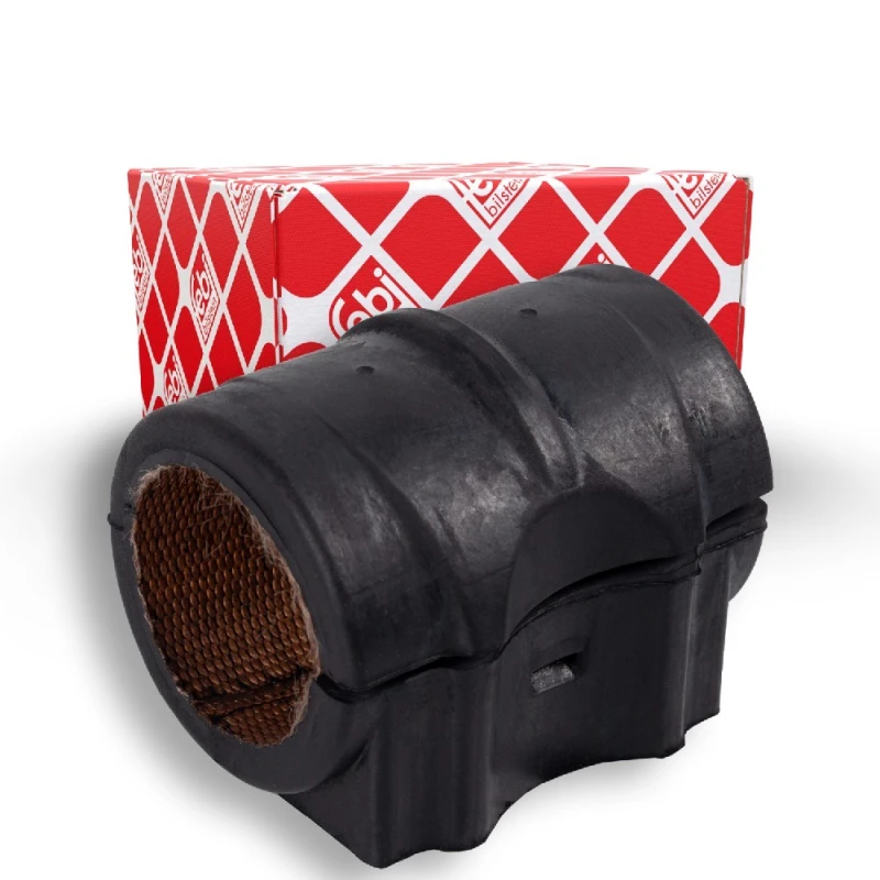 Image of FEBI BILSTEIN 44545 Stabilizer Bushes Front Axle, Rubber with fabric lining Rubber with fabric lining Anti-roll Bar Bush Kit (1334)