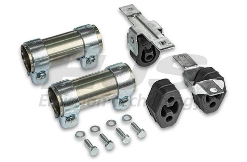 Image of HJS 82 11 1563 Mounting Kit, exhaust system with pipe connector Mounting Kit,exhaust system (1127)