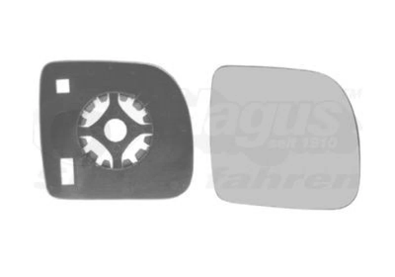 Image of VAN WEZEL Wing mirror glass VAN WEZEL 4310832