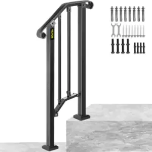 Handrail Picket #1 Fits 1 Step Matte Black - main image