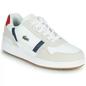 Lacoste T-CLIP 0120 2 SMA mens Shoes Trainers in White,7.5,8,9