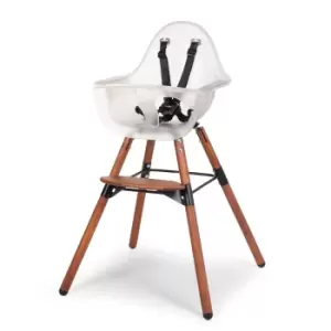 image of Childhome Evolu 2 High Chair - Natural / Anthracite Frosted